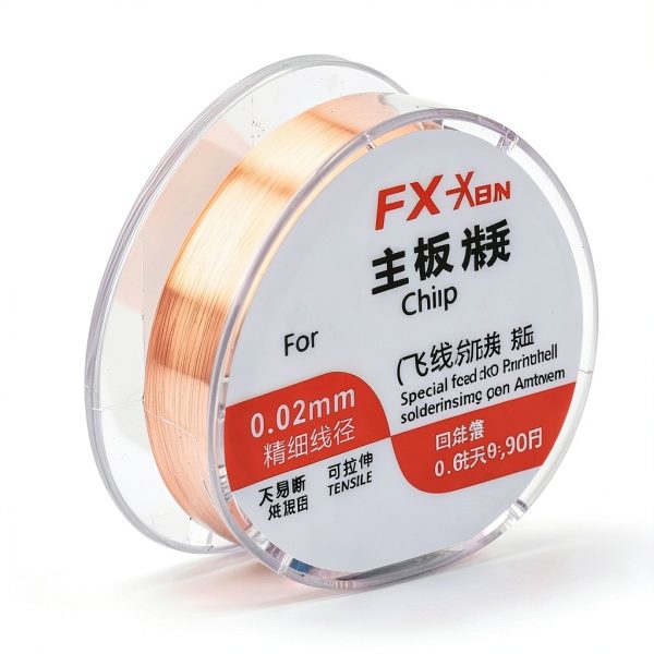 Kadimendium 1Pcs Enameled Wire, Copper, 30 AWG, FX81-002, Silver, PCB Repair, Transformer, Motors, Speakers, Hard Drives, Mobile Phones, Computers, Laptops-6