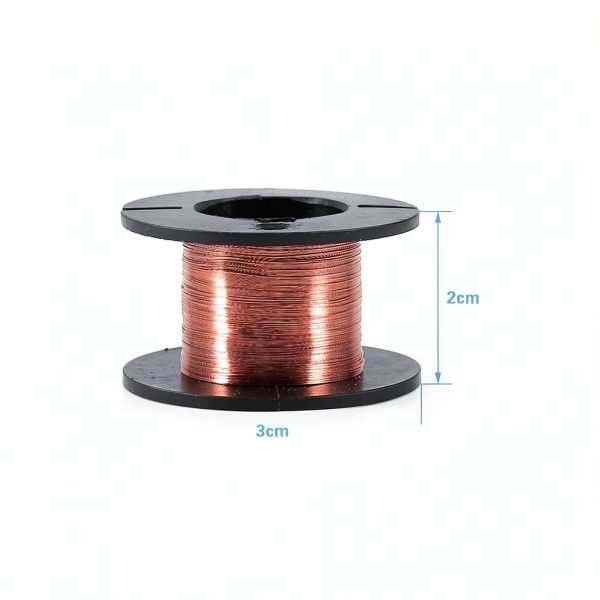 High Conductivity Enameled Wire Zerodis 5pcs 0.1mm Copper Wire 12M-1
