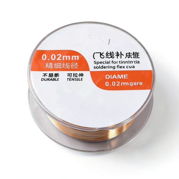 Kadimendium 1Pcs Enameled Wire, Copper, 30 AWG, FX81-002, Silver, PCB Repair, Transformer, Motors, Speakers, Hard Drives, Mobile Phones, Computers, Laptops-7