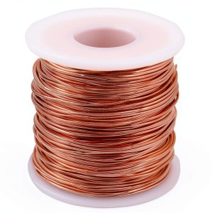 VERNUOS Soft Copper Wire, 24 Gauge, 800 Feet, Bare Copper Wire, Bright,1 Pound Spool-0