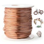 99.9 Soft Bare Copper Wire 20GA 328FT CREATZONE Garden & Jewelry Wire-0