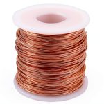 VERNUOS Soft Copper Wire, 16 Gauge, 126 Feet, Bare Copper Wire, Bright,1 Pound Spool-0