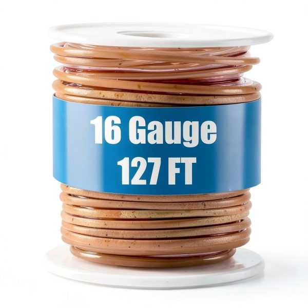 ELECTRAPICK Copper Wire, 99.9% Soft Pure Bare Copper Wire for Gardening, Electroculture, Jewelry Making Craft, Beading, Ground Wire & DIY,16 Gauge/ 1.3 mm Diameter, 1 Pound, 127 Feet/ 39m-0