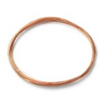 33 Feet Solid Bare Copper Wire, 32 Gauge 99.9% Pure Copper Wire 0.2mm Soft Beading Wire Metal Plant Stem Ties for Jewelry Craft (10m)-0