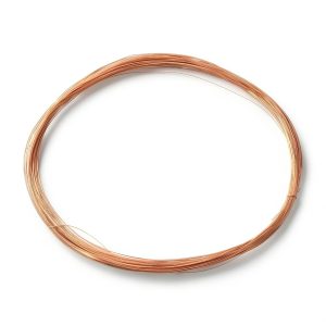 33 Feet Solid Bare Copper Wire, 32 Gauge 99.9% Pure Copper Wire 0.2mm Soft Beading Wire Metal Plant Stem Ties for Jewelry Craft (10m)-0
